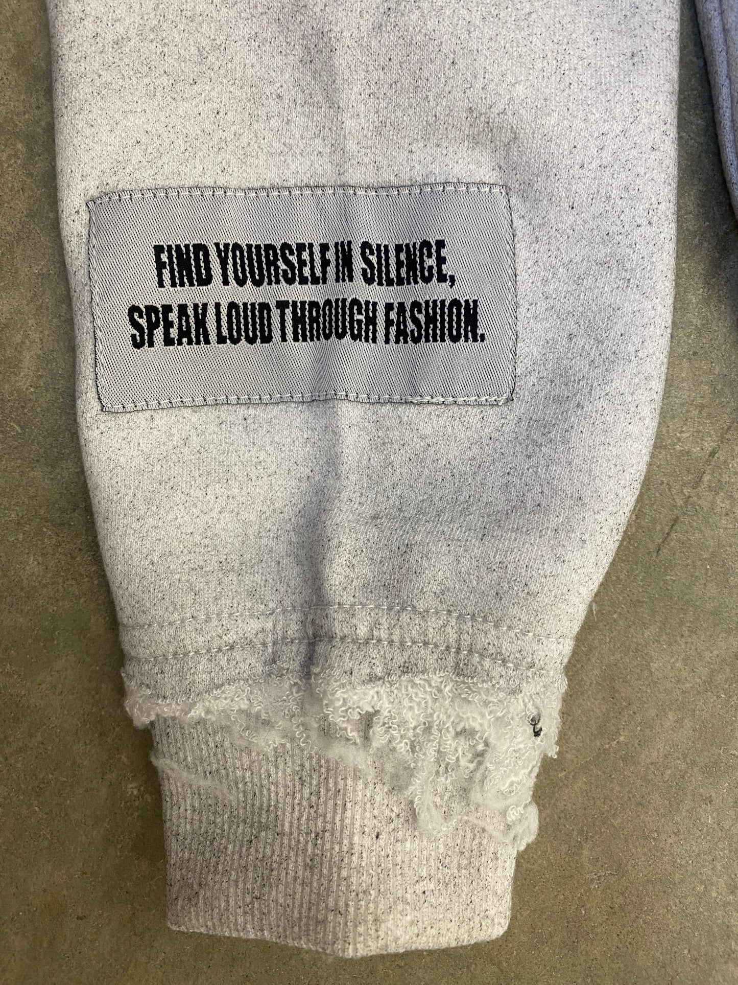 WHITE “NUFF SAID” JACKET