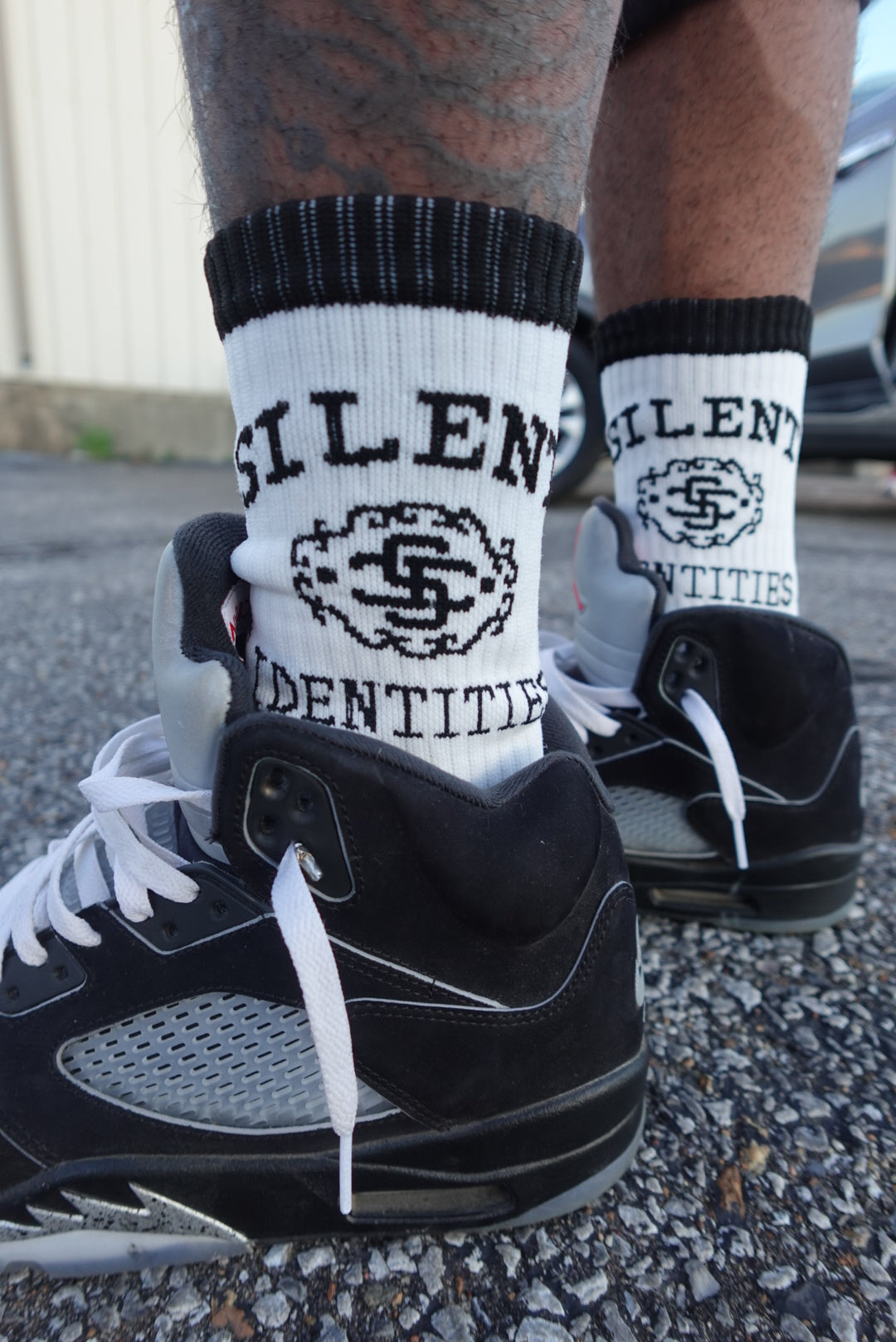 WHITE “THE RETURN” SOCKS