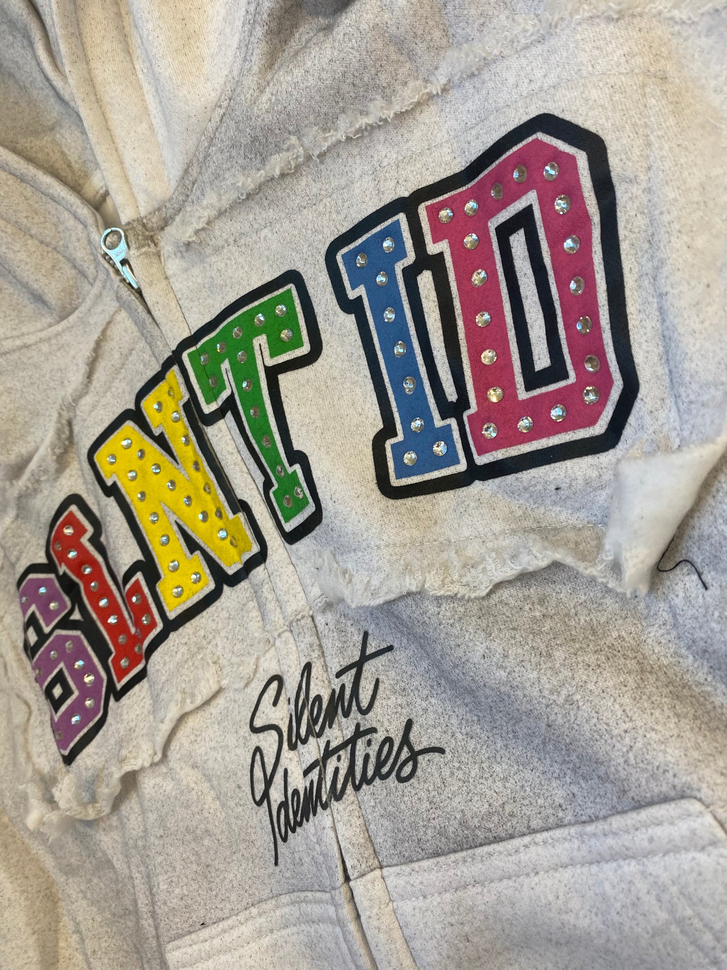 WHITE “NUFF SAID” JACKET
