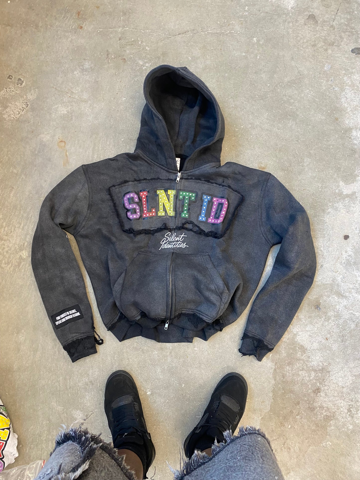 BLACK “NUFF SAID” JACKET