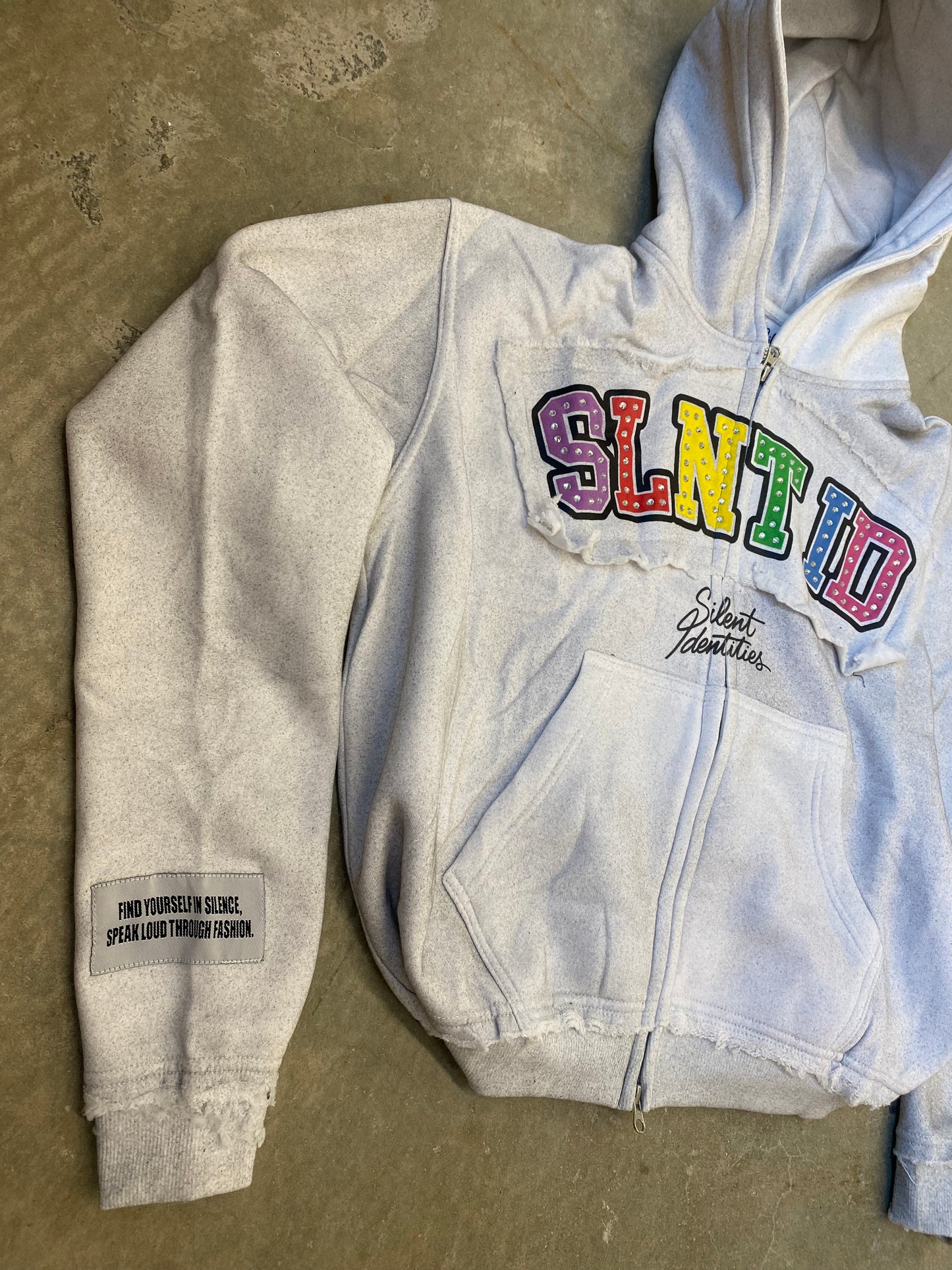 WHITE “NUFF SAID” JACKET