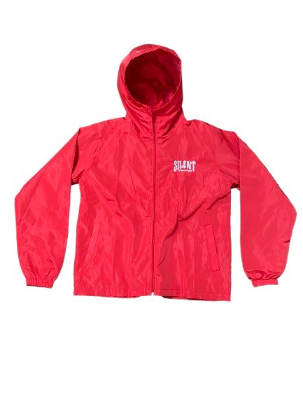 SS25 RED WINDBREAKER JACKET