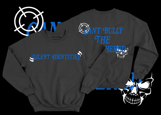 BLACK "UNBOTHERED" SWEATSHIRT