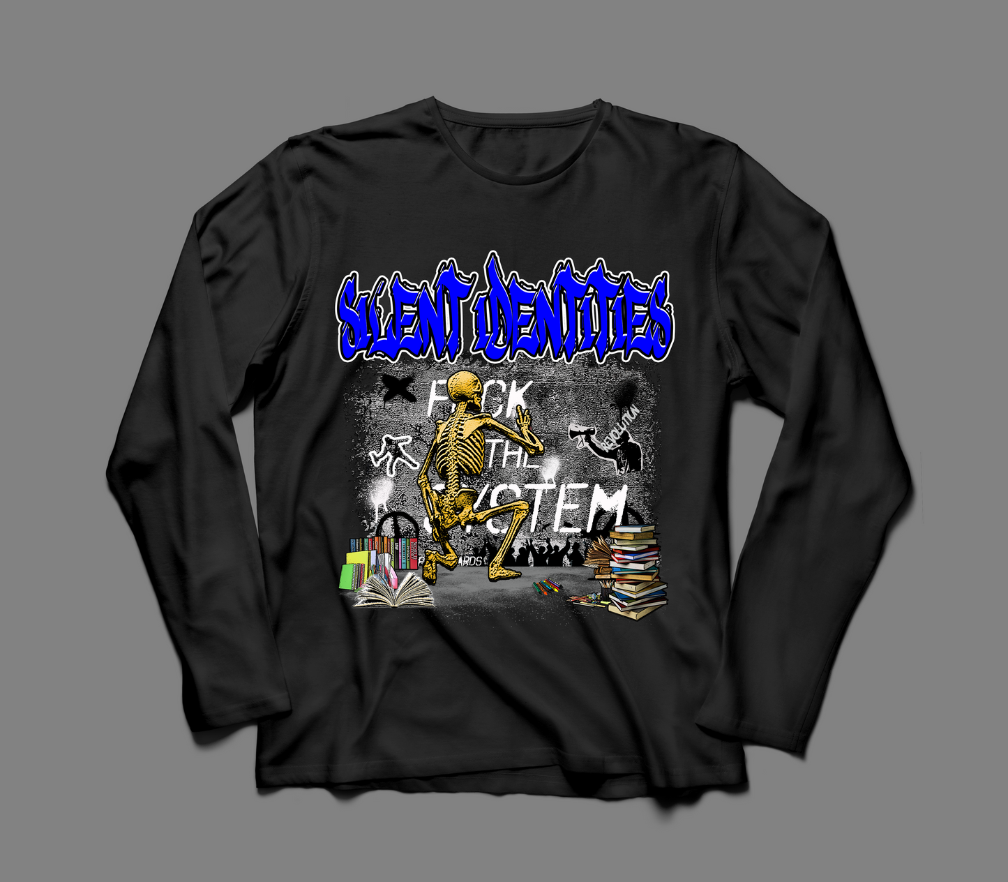 "F*CK THE SYSTEM" LONG SLEEVE TEE