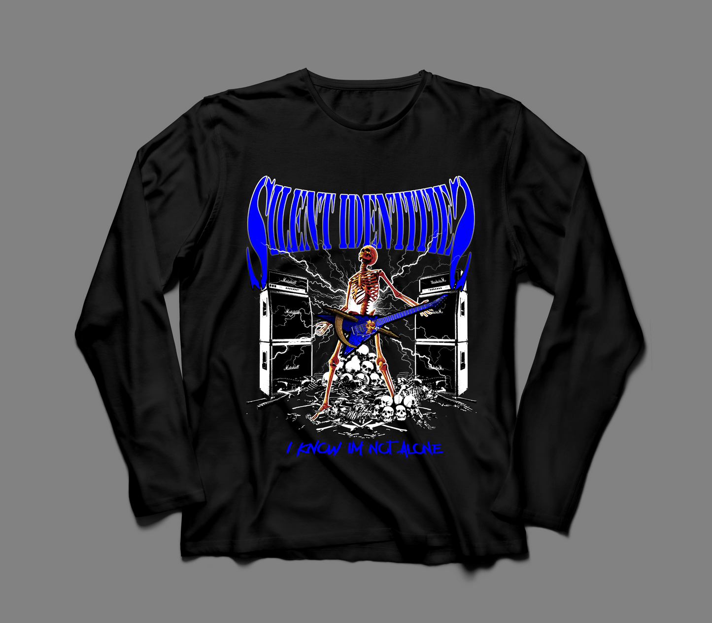 "NEVER ALONE" LONG SLEEVE TEE