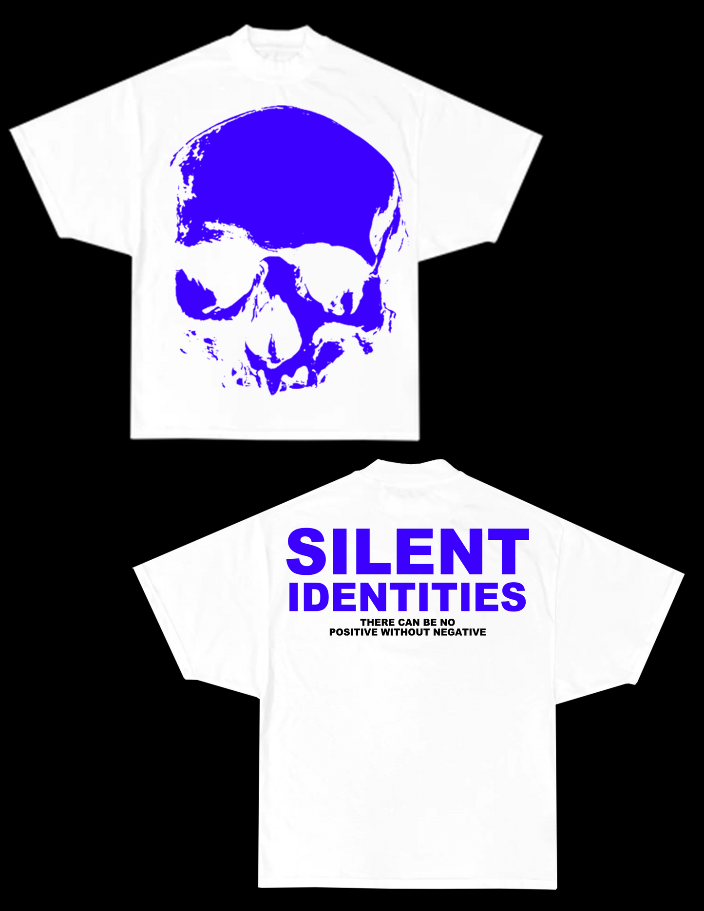 WHITE SKULLY TEE