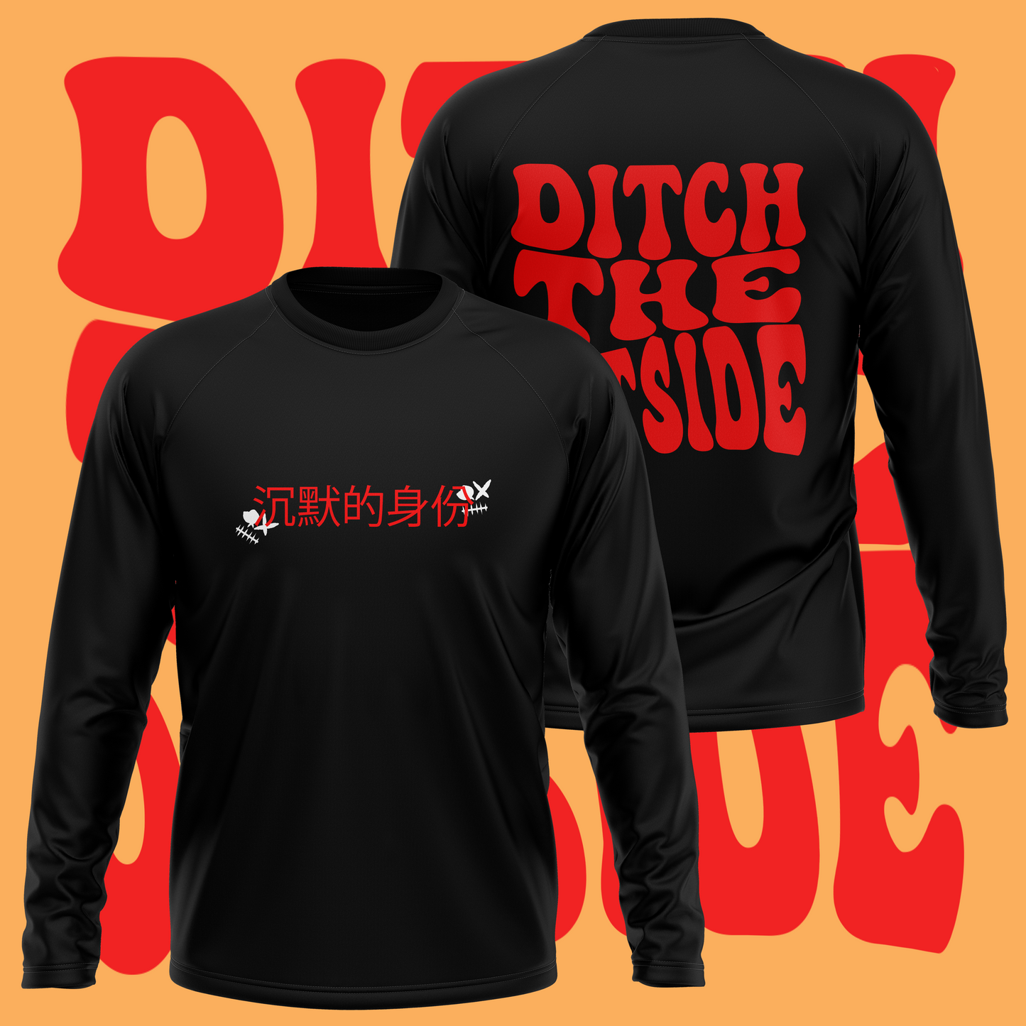 BLACK DITCH THE OUTSIDE LONG SLEEVE TEE