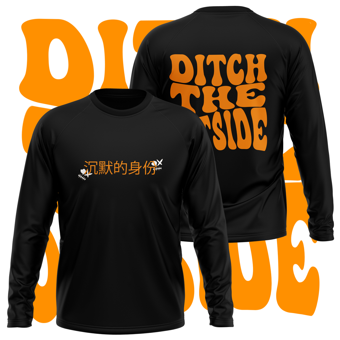 BLACK DITCH THE OUTSIDE LONG SLEEVE TEE