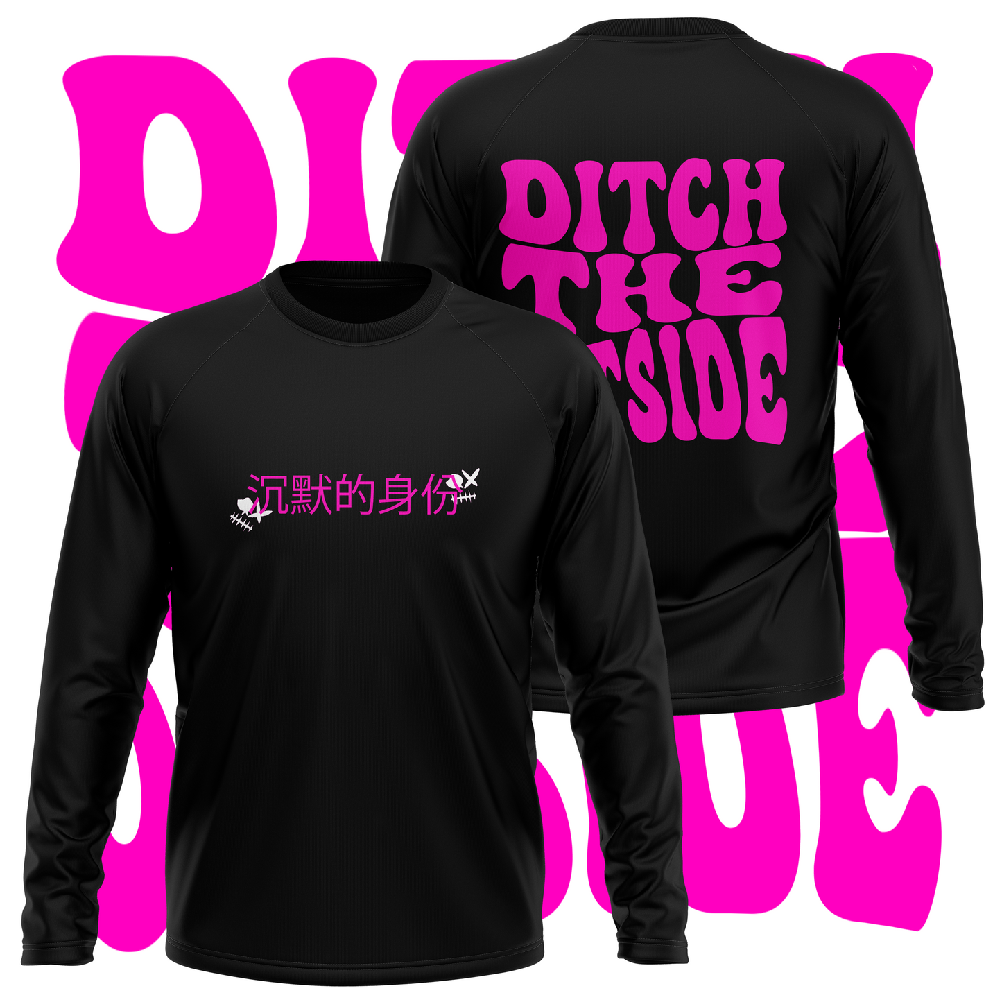 BLACK DITCH THE OUTSIDE LONG SLEEVE TEE