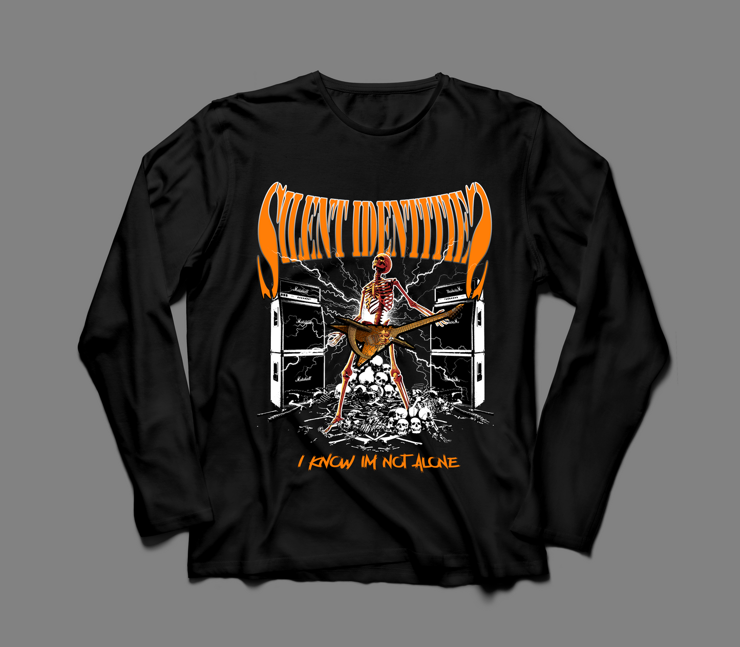 "NEVER ALONE" LONG SLEEVE TEE
