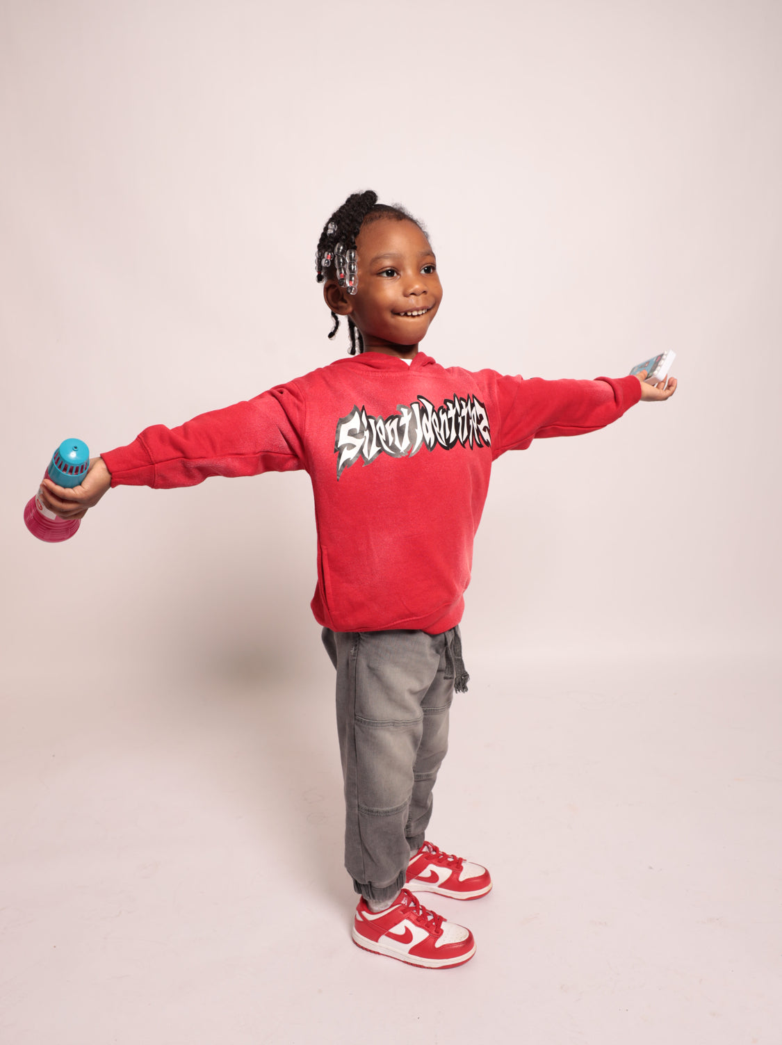 KIDS RED HEARTBREAK HAVOC HOODIE