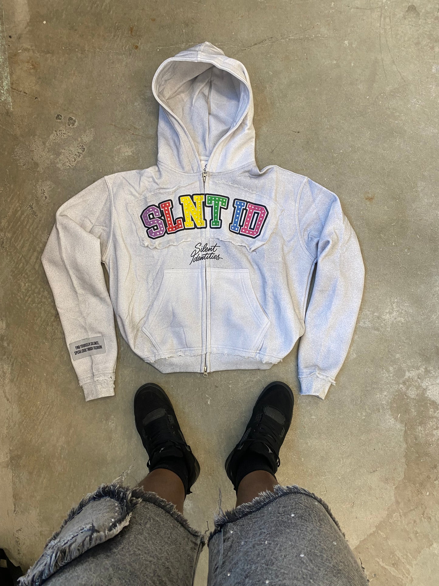 WHITE “NUFF SAID” JACKET