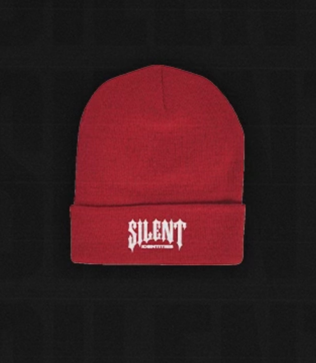 RED-WHITE JU THED OFFICIAL BEANIE