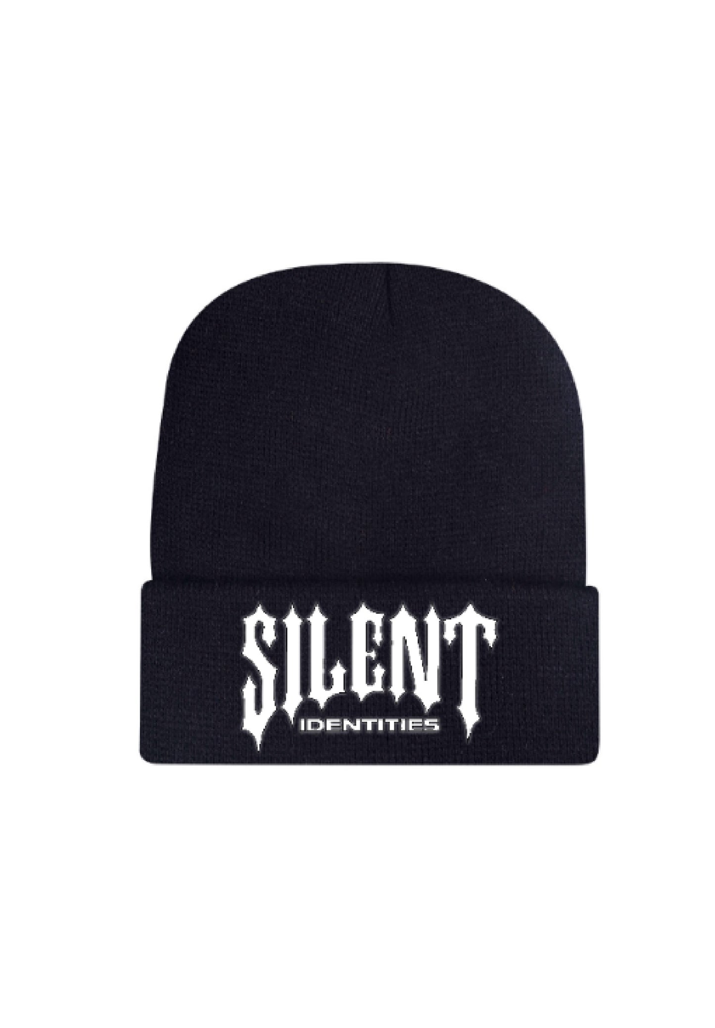 BLACK SNAP REED BEANIE