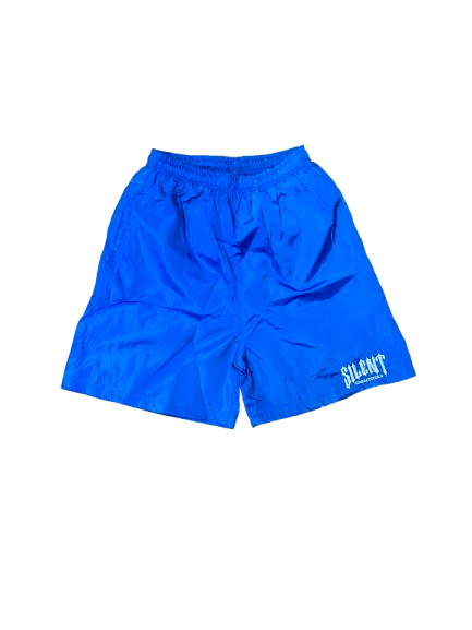 SS25 BLUE WINDBREAKER SHORTS
