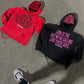 RED "WHAT'S LOVE¿" HOODIE