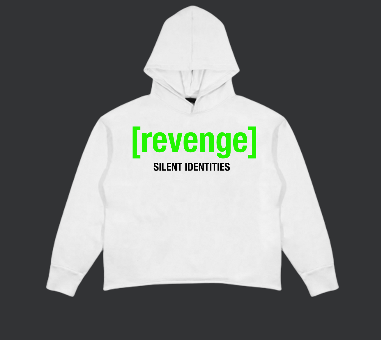 WHITE [REVENGE] HOODIE