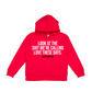 RED "WHAT'S LOVE¿" HOODIE