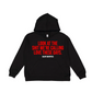 RED "WHAT'S LOVE¿" HOODIE