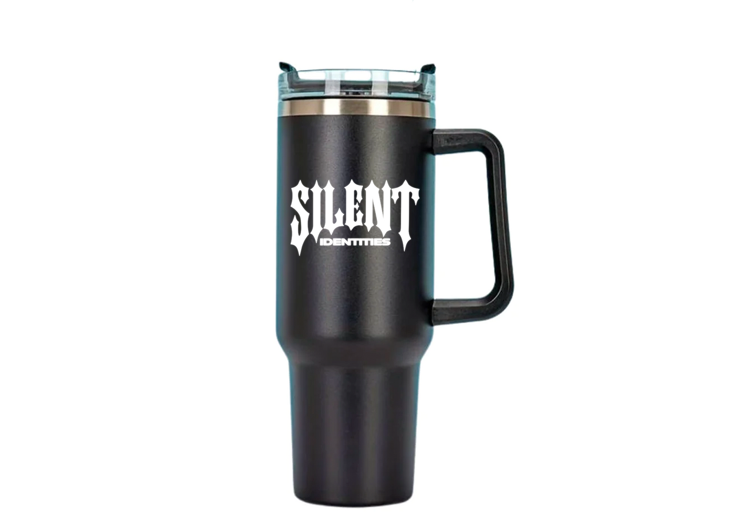 SILENT IDENTITIES STAINLESS STEEL TUMBLER - 40 OZ