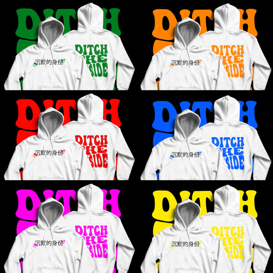 WHITE DITCH THE OUTSIDE HOODIE