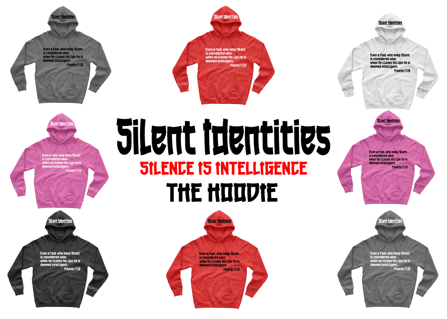 SILENCE IS INTELLIGENCE HOODIE