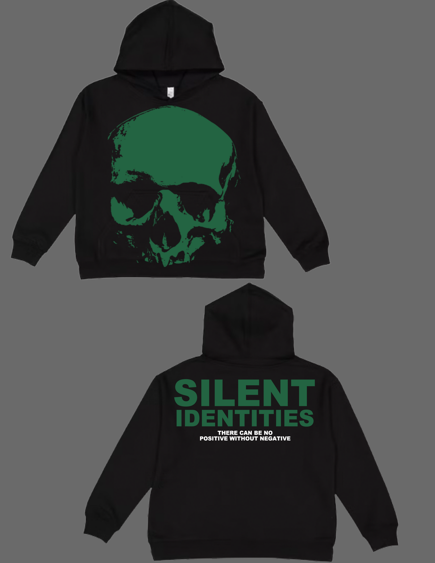 BLACK SKULLY HOODIE