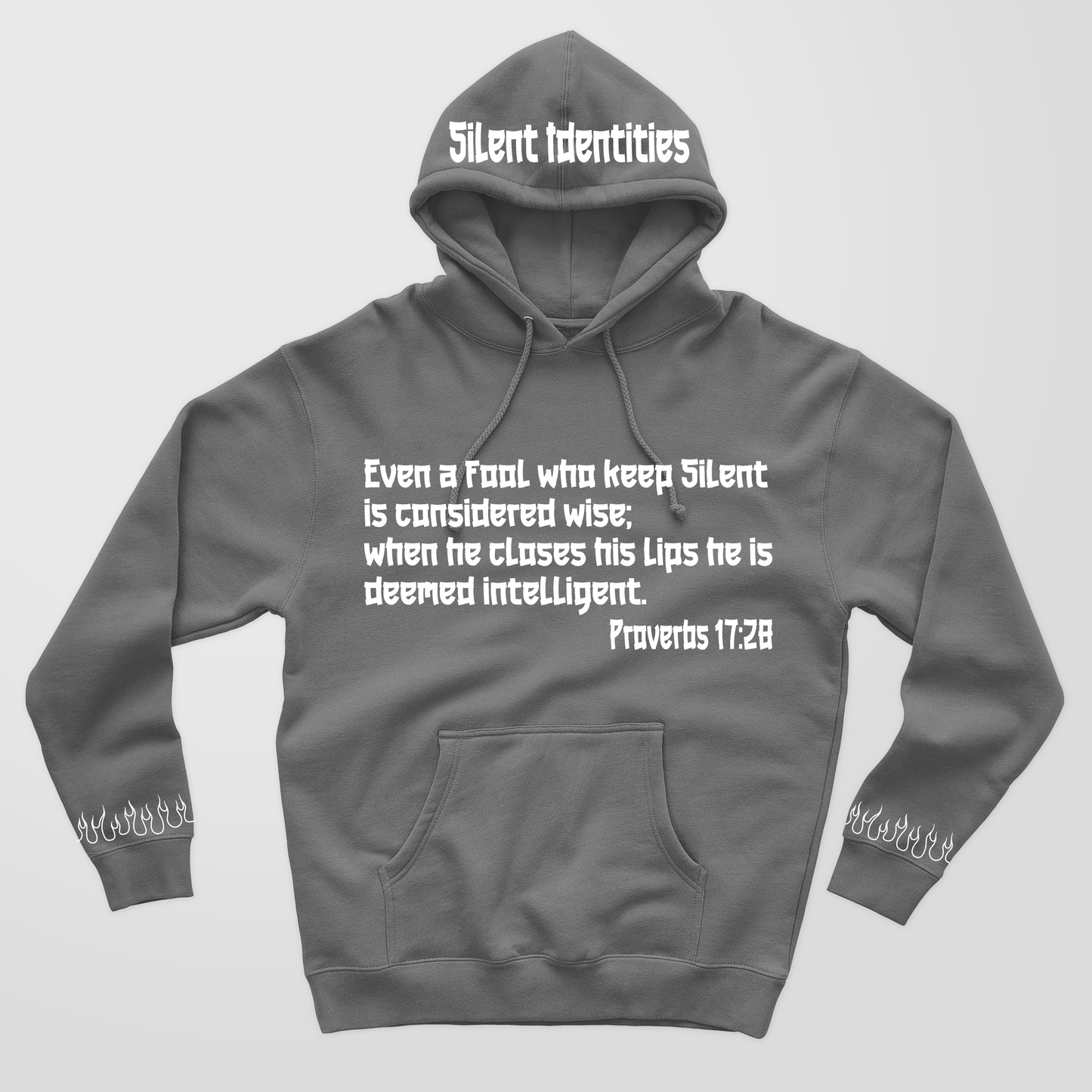 SILENCE IS INTELLIGENCE HOODIE