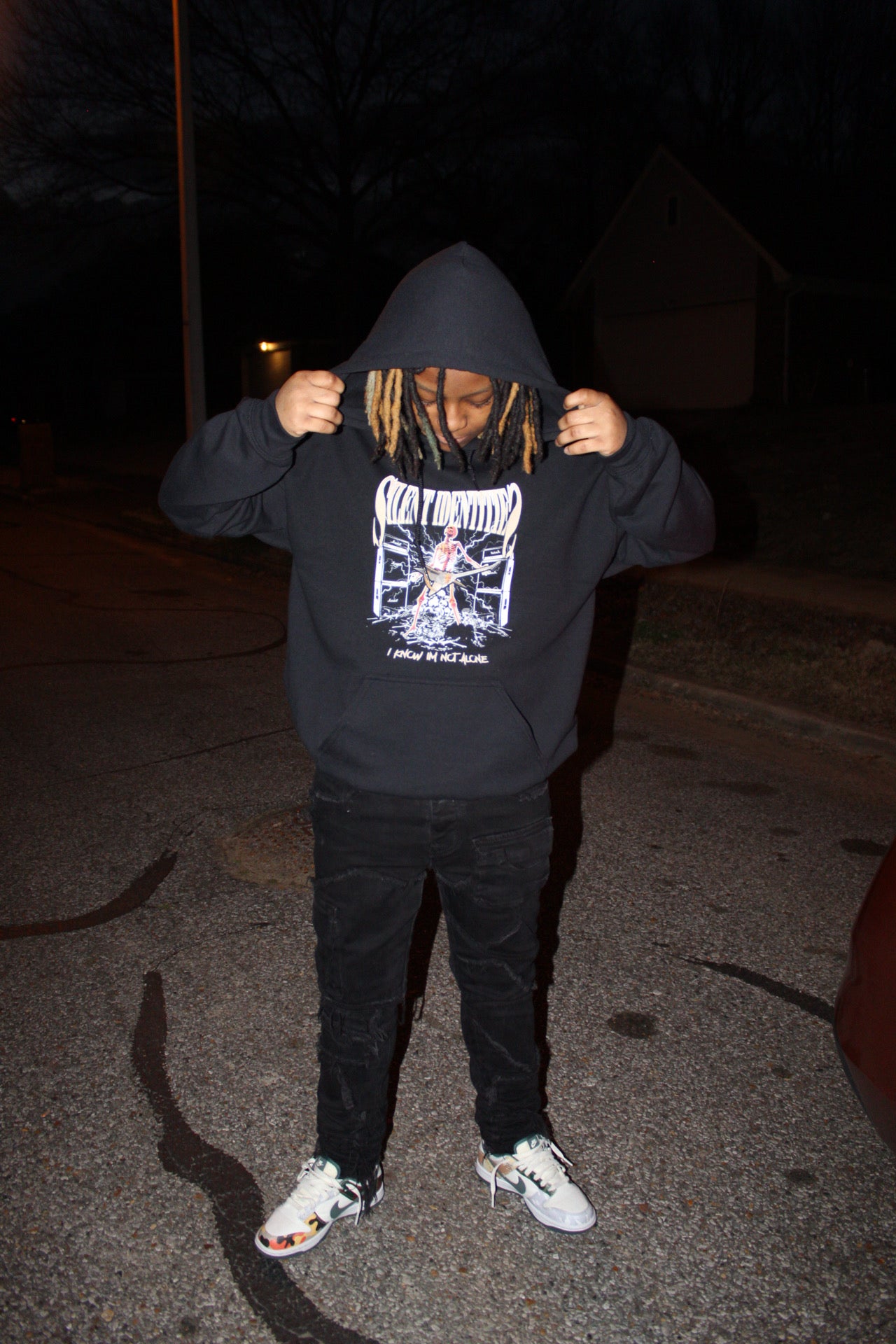 "NEVER ALONE" HOODIE