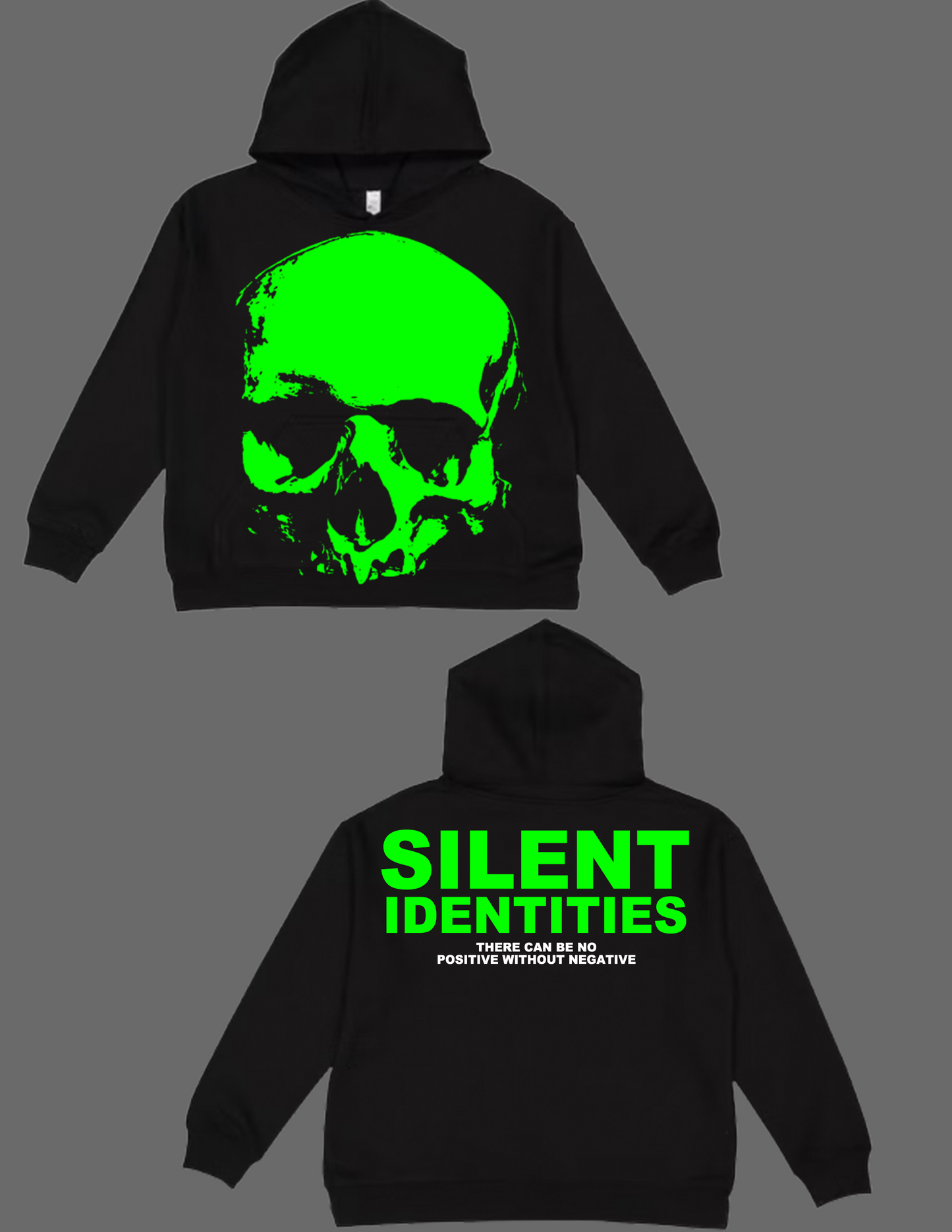 BLACK SKULLY HOODIE