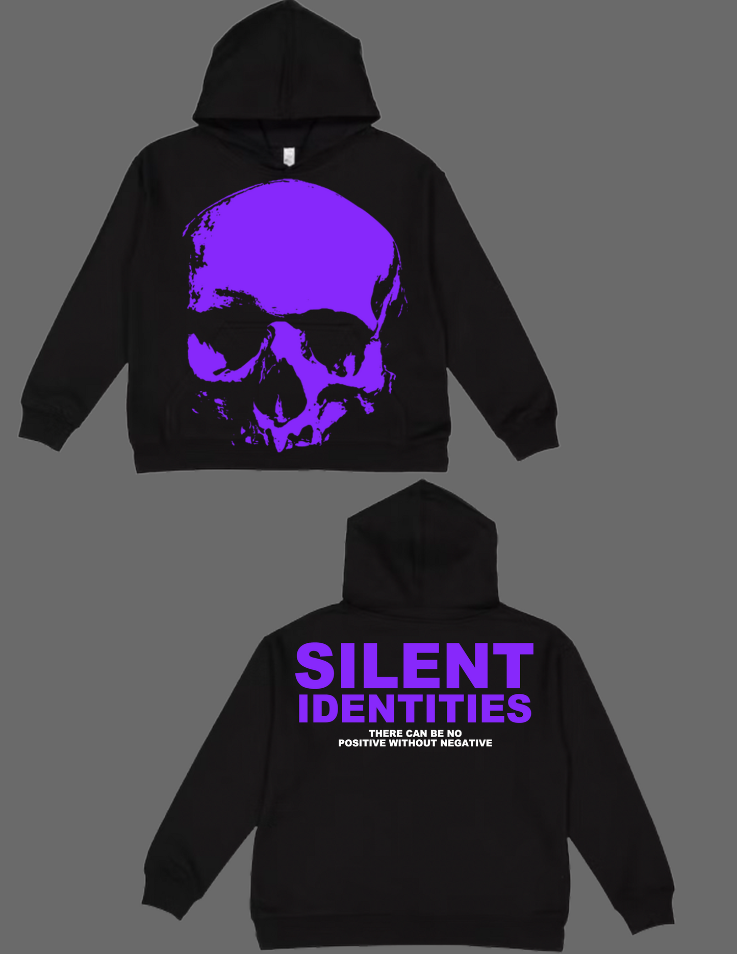 BLACK SKULLY HOODIE