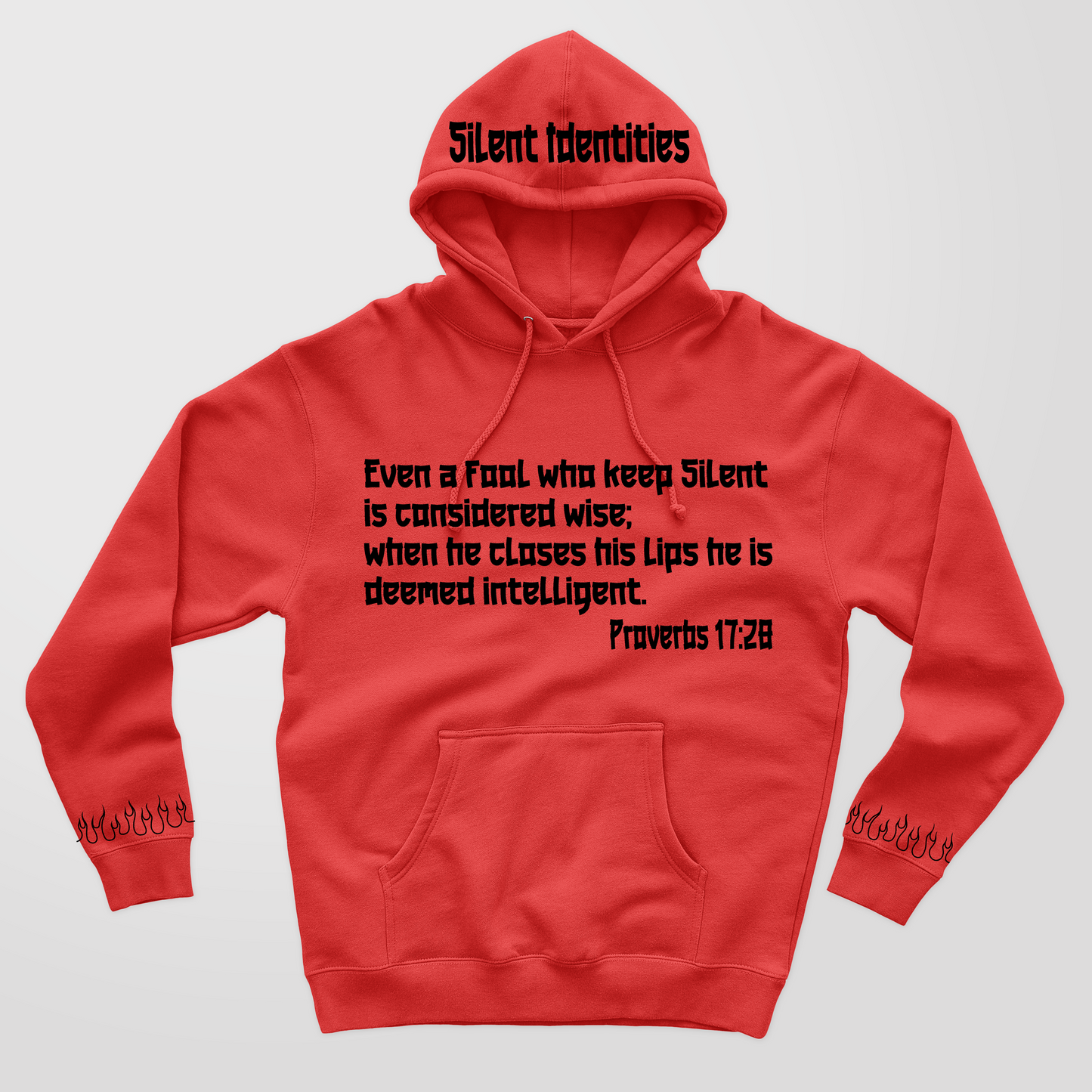 SILENCE IS INTELLIGENCE HOODIE