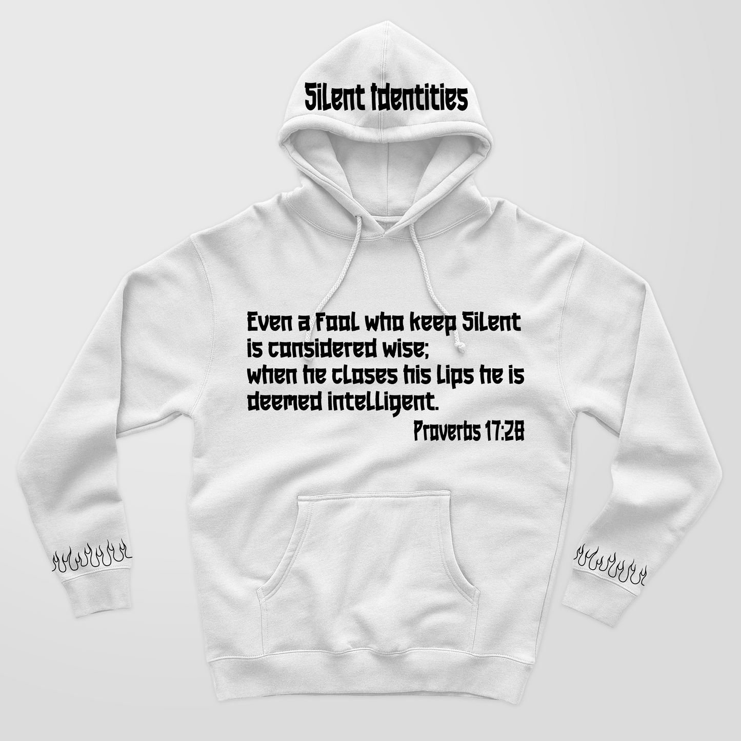 SILENCE IS INTELLIGENCE HOODIE