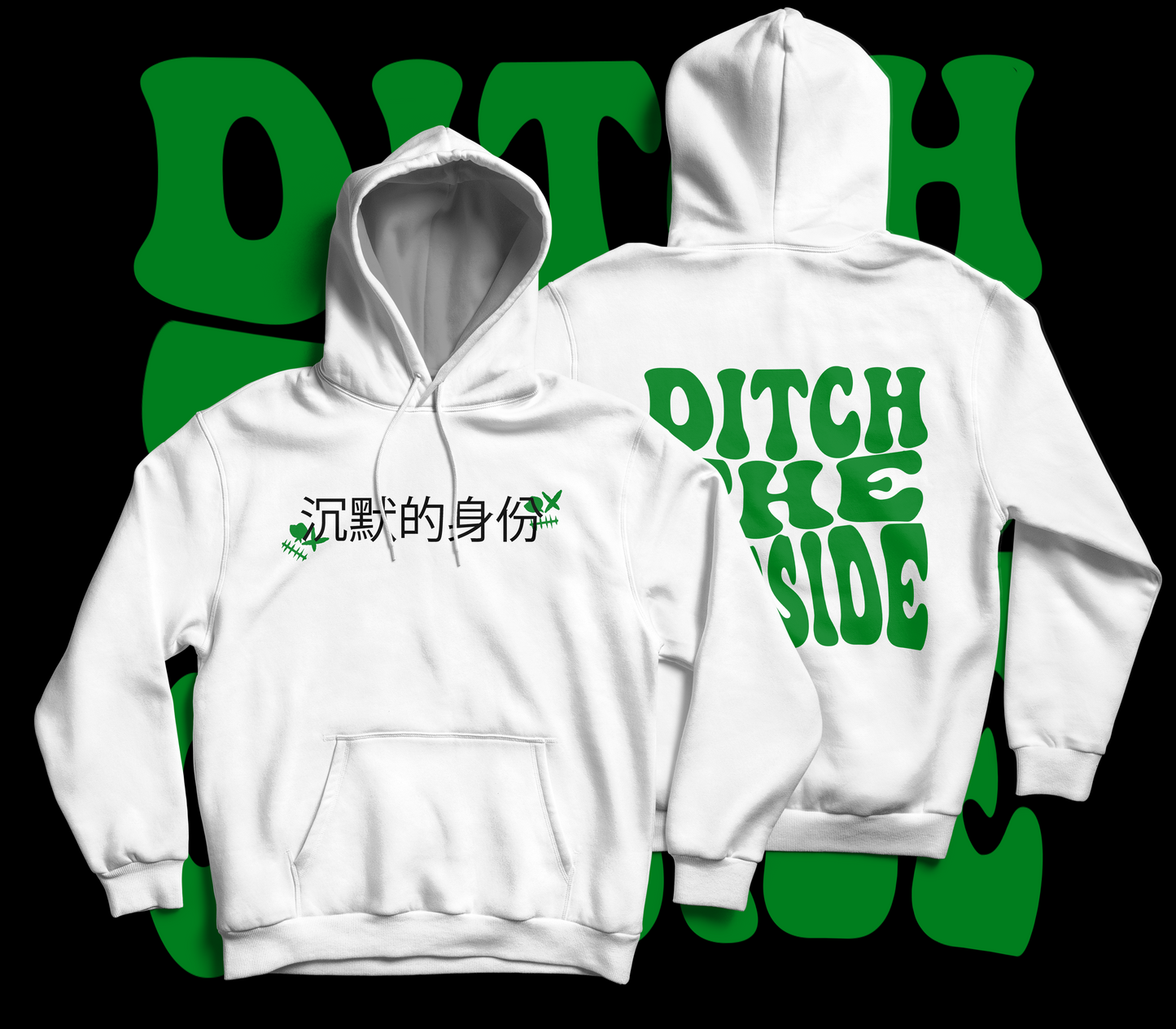 WHITE DITCH THE OUTSIDE HOODIE