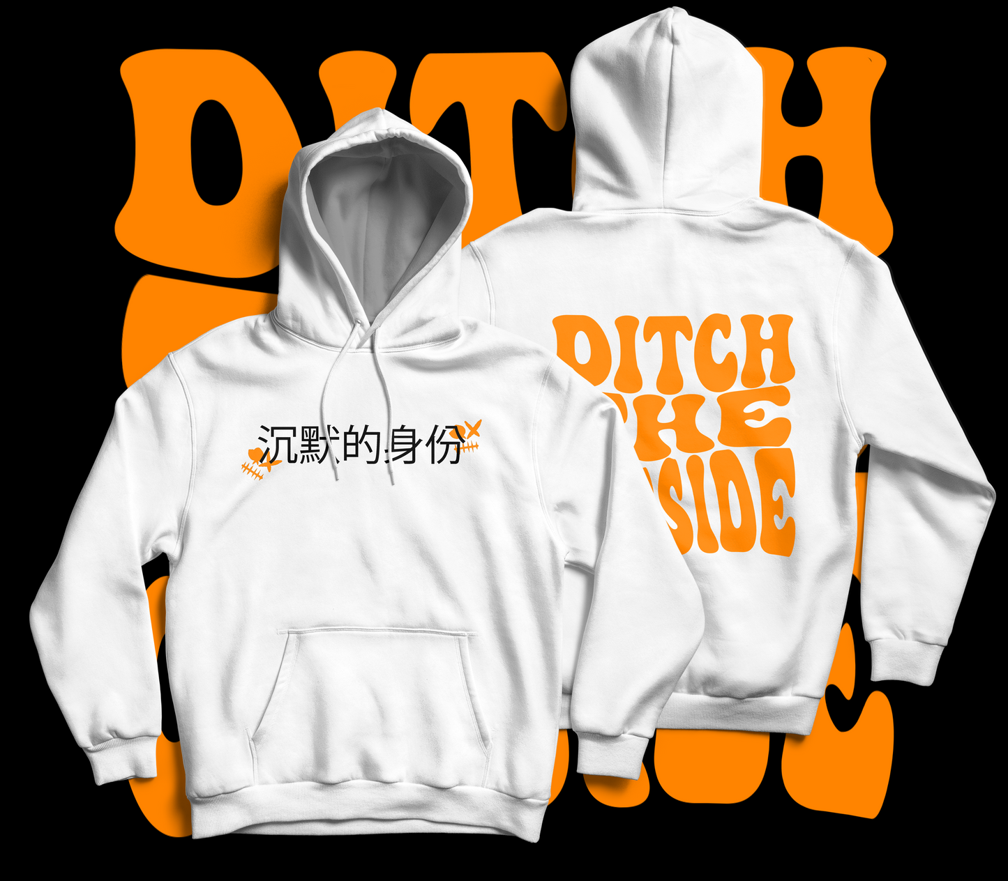 WHITE DITCH THE OUTSIDE HOODIE