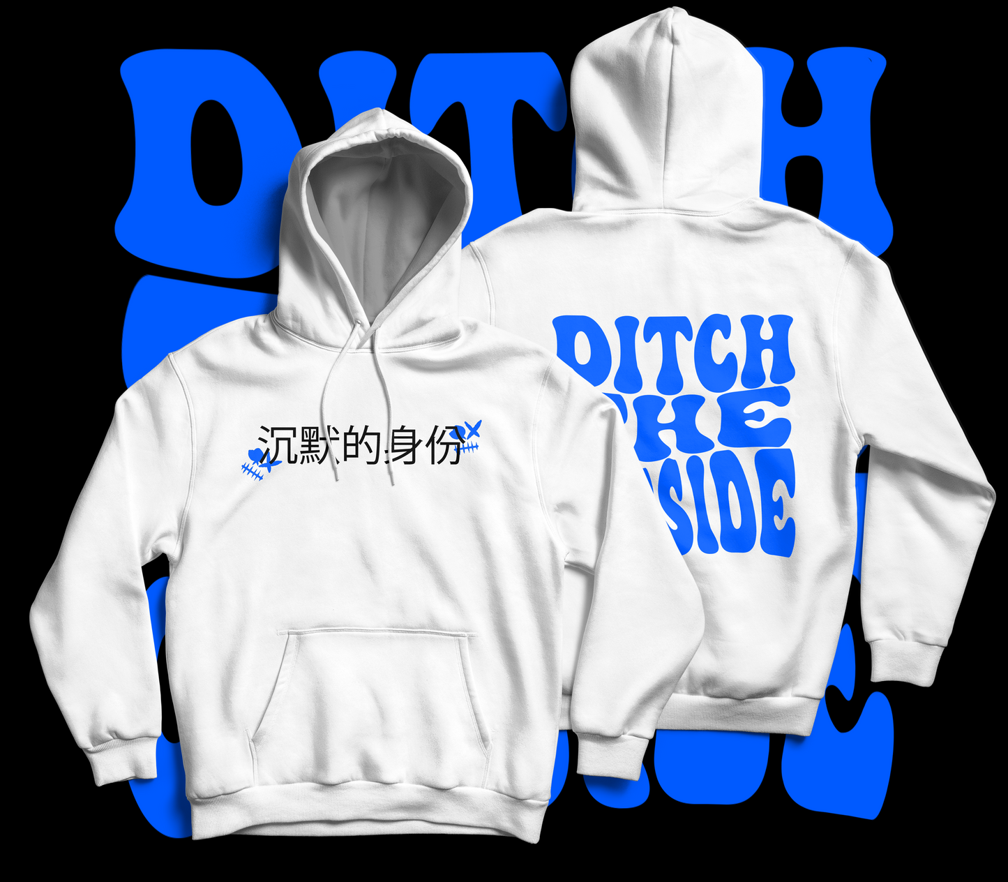 WHITE DITCH THE OUTSIDE HOODIE