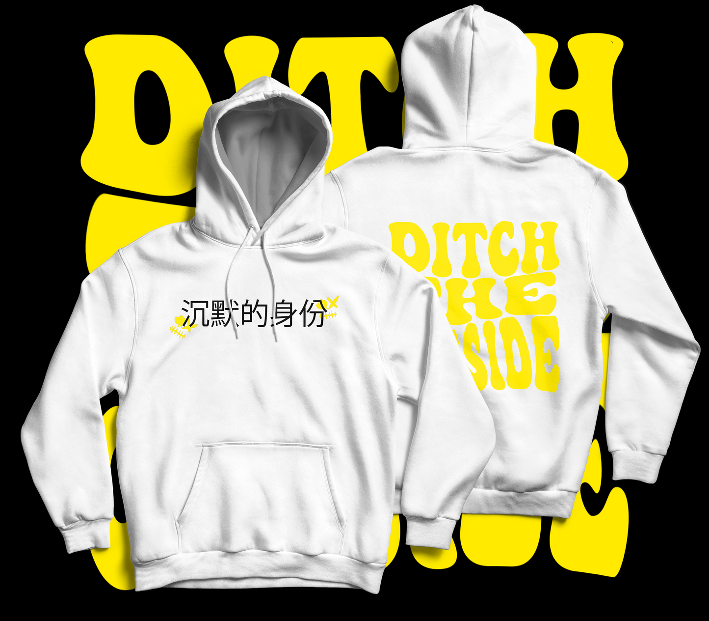 WHITE DITCH THE OUTSIDE HOODIE